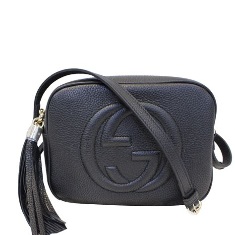 black gucci crossbody bag designer sale|Gucci small black crossbody bag.